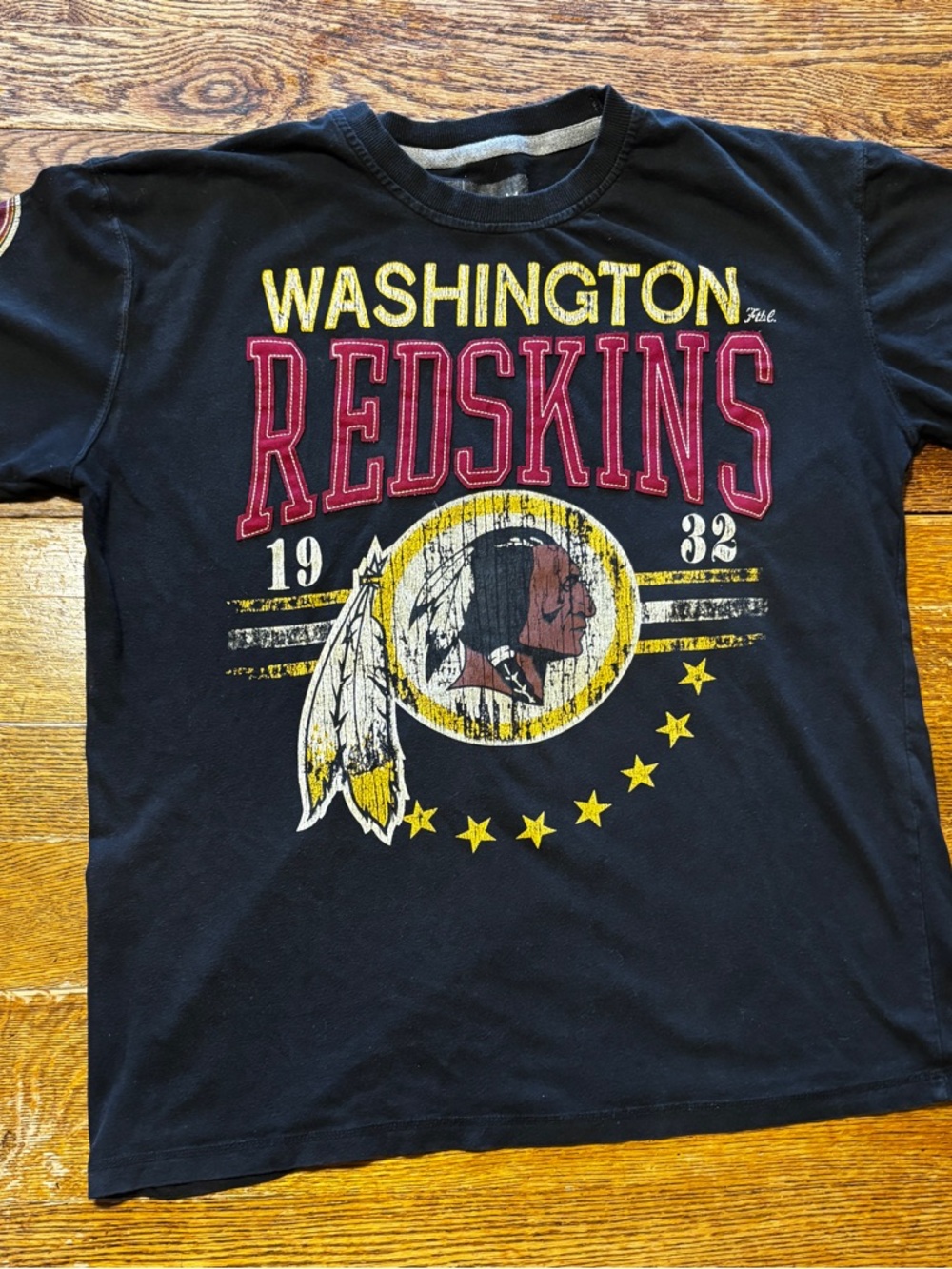 Washington Redskins Black Graphic Tee